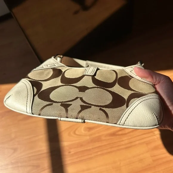 Coach RARE Y2K Classic Monogram Hampton Hobo Mini Bag - Picture 14 of 16